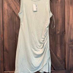 Nine West Soft teal Draped Dress